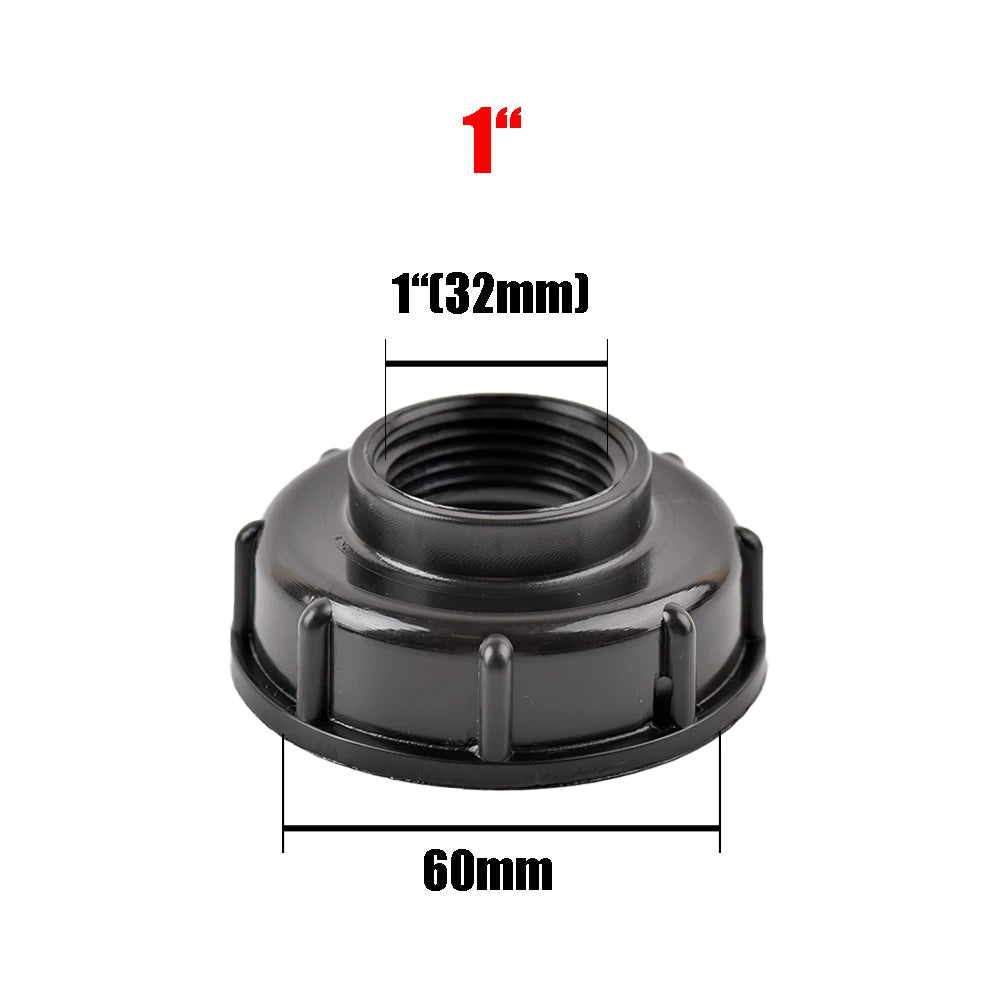 1/2" 3/4" 1" Female Thread IBC Tank Adapter S60 Water Tap Connector Valve Replacement Fitting Garden Irrigation Tool 1PCS