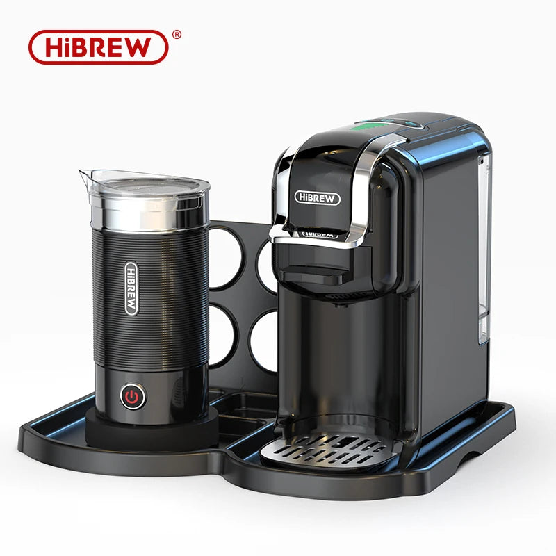 HiBREW 5 viename kelių kapsulių kavos aparatas karštas/šaltas DG Cappuccino Nes maža kapsulė ESE pod maltos kavos kavinė 20 barų H2B