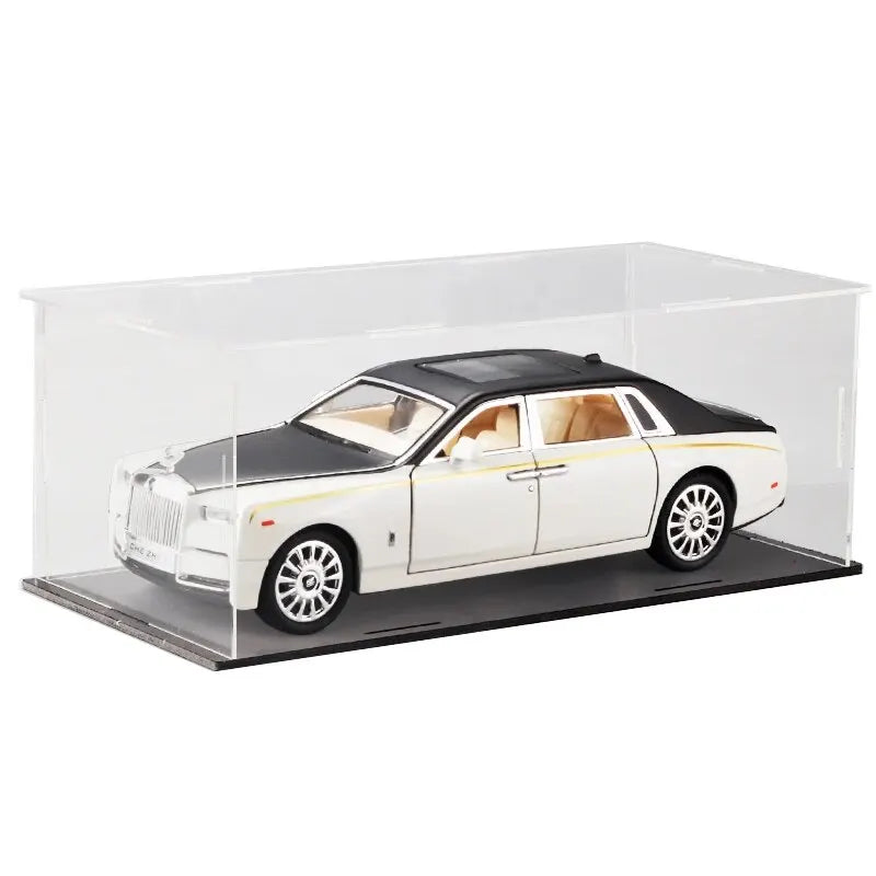 1:24 RR fantominio modelio, cinko lydinio, ištraukiami atgal, liejami žaisliniai automobiliai su garsu ir šviesa, skirti vaikams berniukui, mergaitei