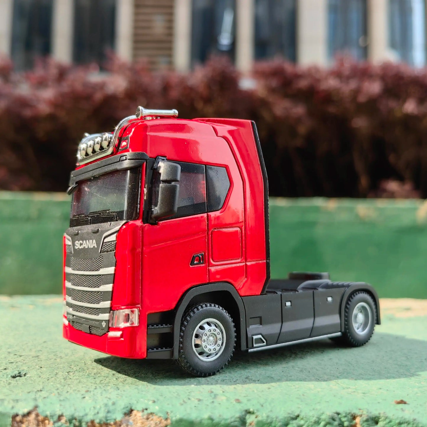 1/50 lydinio liejamas sunkvežimio galvutės automobilio modelio žaislai, modeliavimo inžinerijos, transporto priemonės, patraukiamos atgal konteinerio galvutės metalinis žaislas berniukui