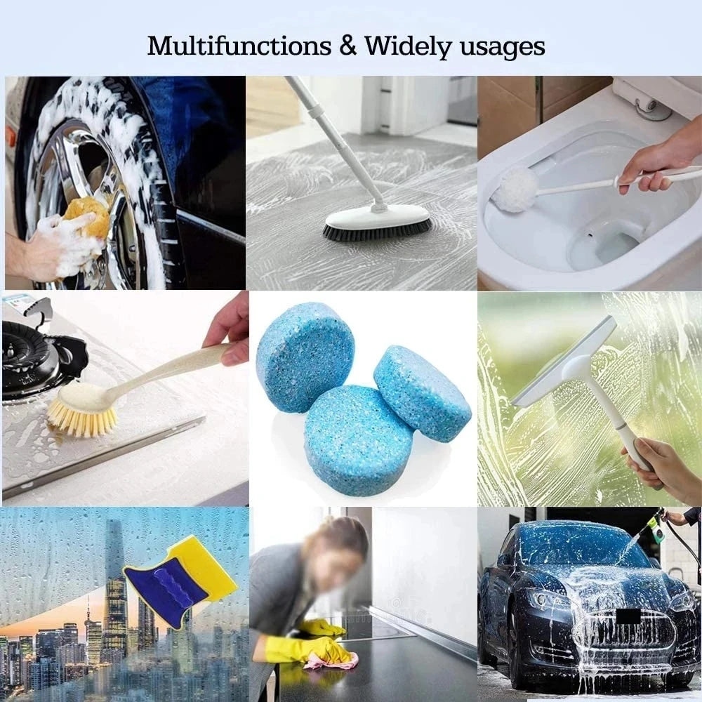 Solid Cleaner Automobilių priekinio stiklo valiklis Šnypščiosios tabletės Automatinis valytuvas Stiklas Kietas Valymas Koncentruotos Tabletės Ploviklis