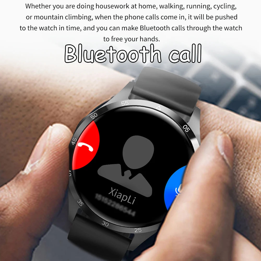 2025 m. Android GT4 Pro GPS NFC Smart Watch Men 360*360 AMOLED ekranas Širdies ritmas Bluetooth Call IP68 vandeniui atsparus vyriškas išmanusis laikrodis