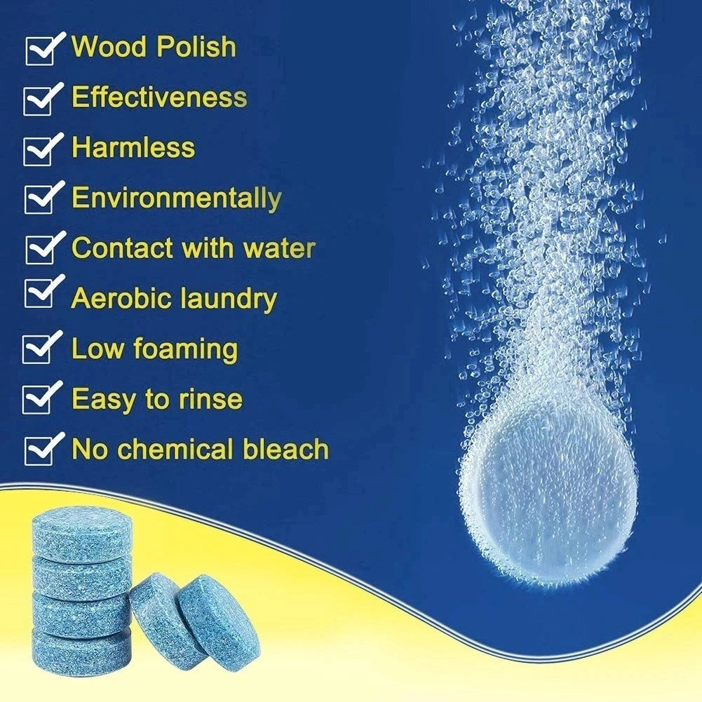 Solid Cleaner Automobilių priekinio stiklo valiklis Šnypščiosios tabletės Automatinis valytuvas Stiklas Kietas Valymas Koncentruotos Tabletės Ploviklis