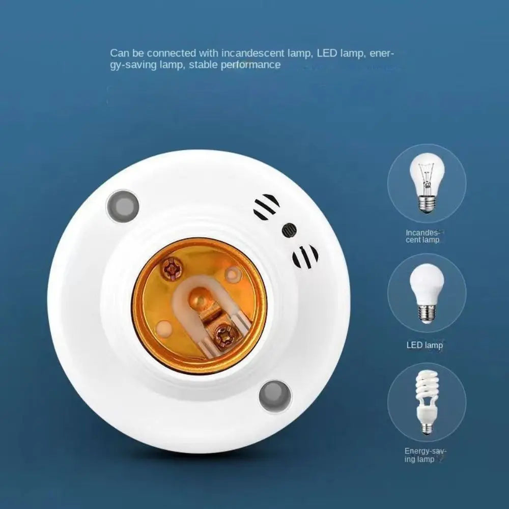 Sound Voice Control Sensor Lamp Base Delay Switch AC220V LED Bulb Holder E27 Screw Lighting Accessories Light Socket Adapter