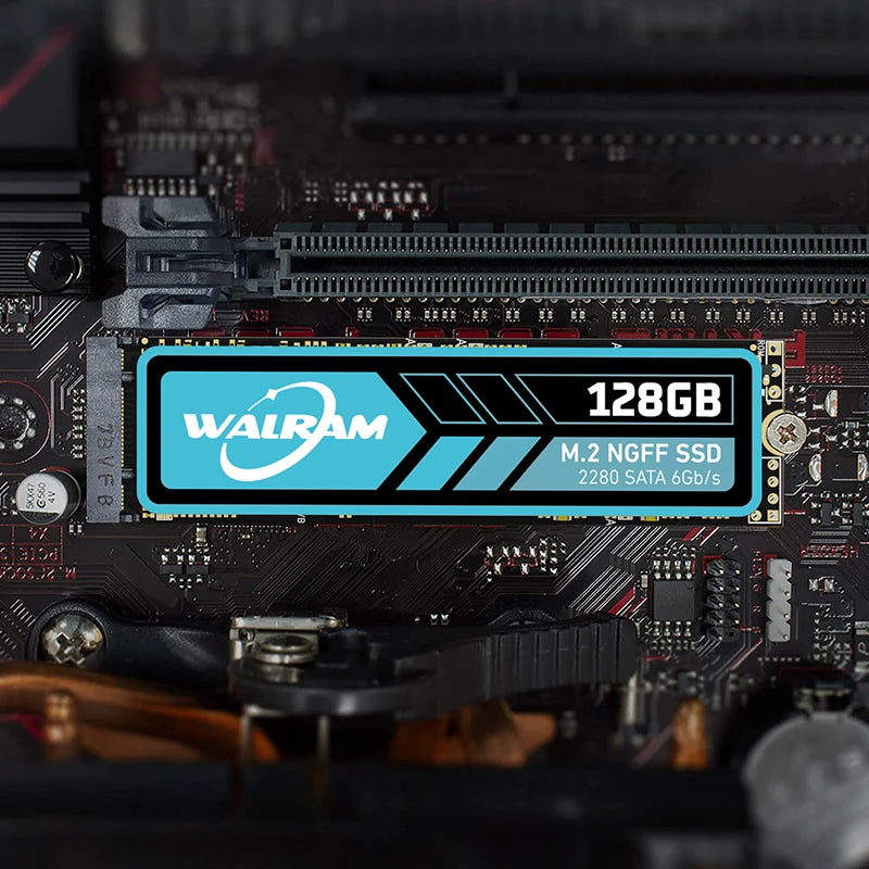 WALRAM M.2 NGFF SATA3 SSD 128GB 256GB 512GB 1TB Internal M.2 NGFF SSD 2280 Solid State Drives Hard Disk For Laptop Desktop
