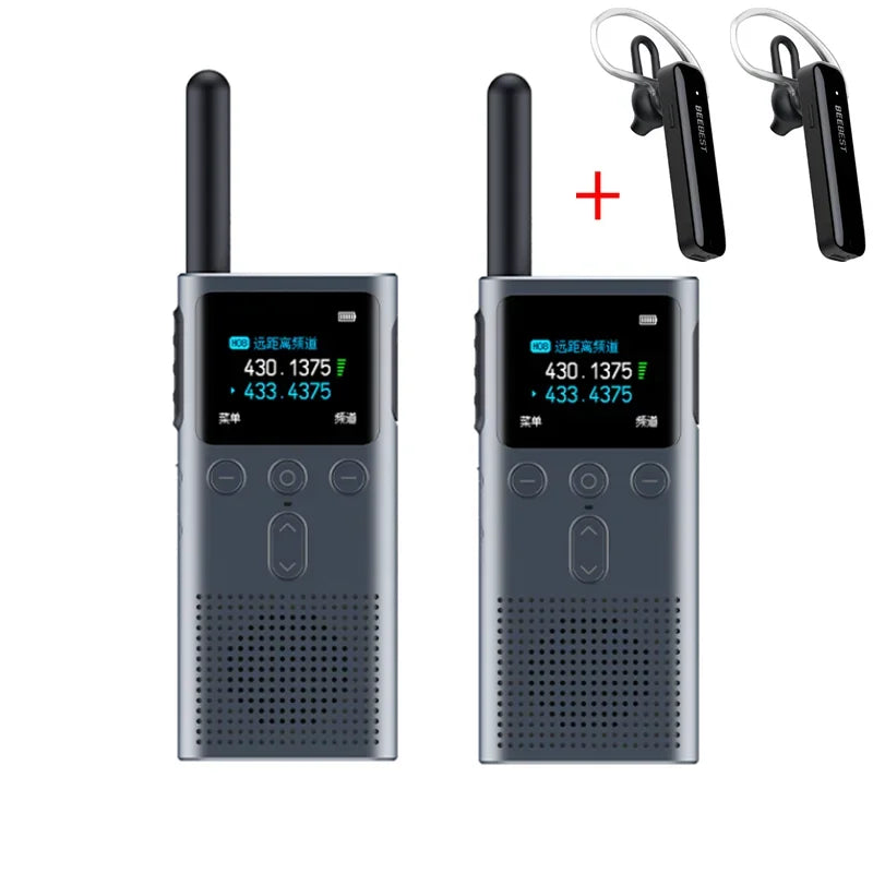 Original Xiaomi Walkie Talkie 2S outdoor Super Thin Location Sharing Walkie-Talkie Long Standby Anti-Interference Quick Match