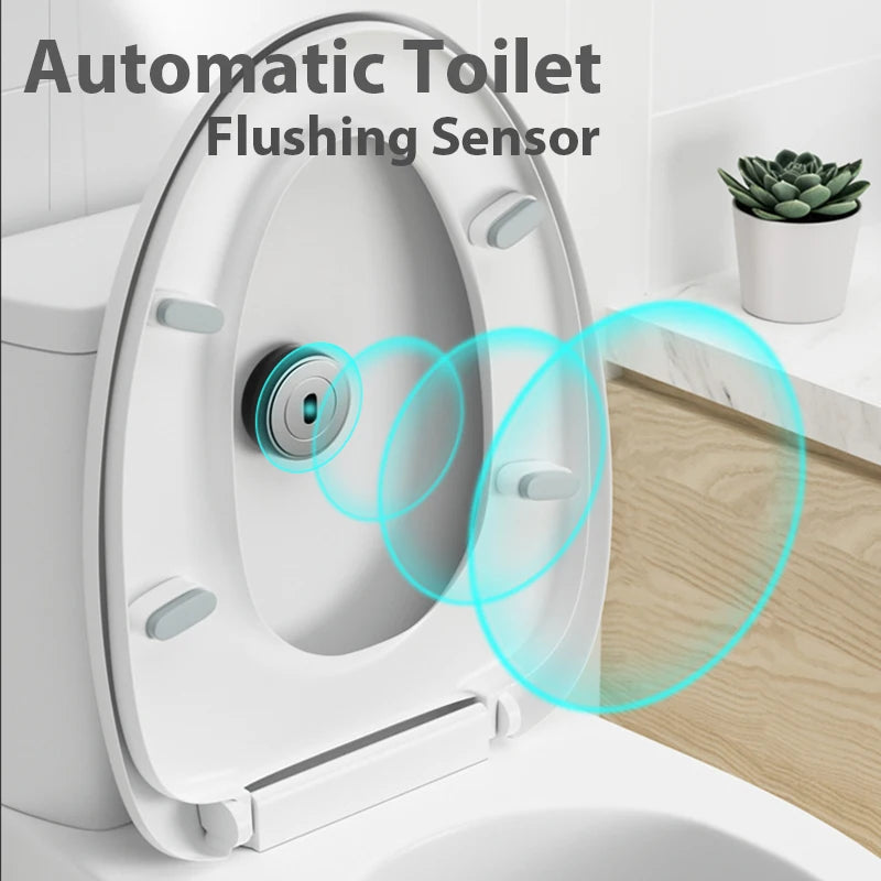Contactless Toilet Automatic Flush Sensor Home Defecation Sensor Flush Human Body Away From Seat Sensor Flush Toilet Accessory