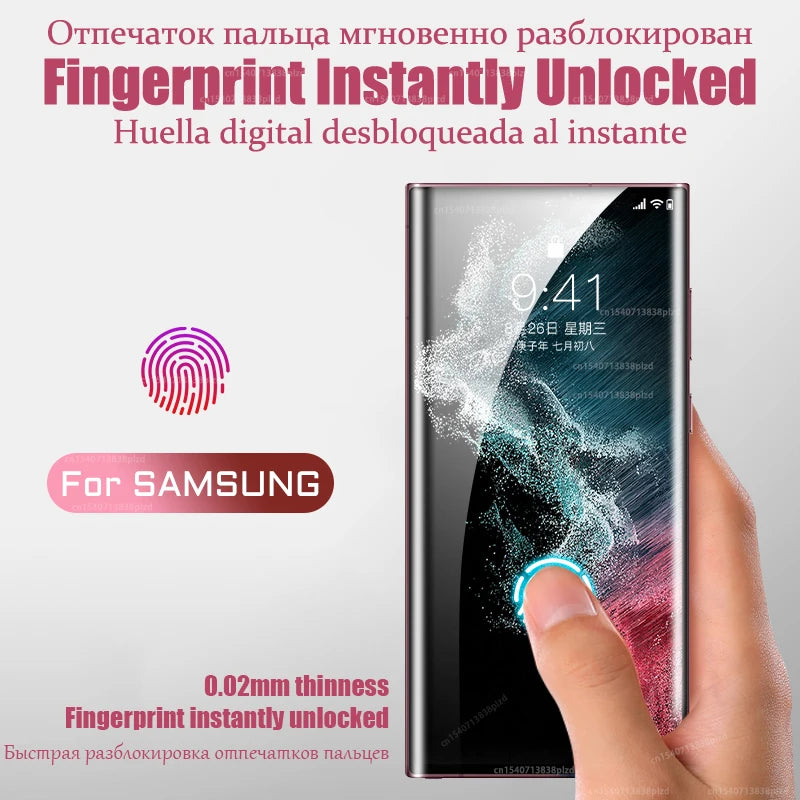 Skirta Samsung Galaxy S25 S24 S23 S22 S21 S20 Plus Ultra Screen Protector Note 20 10 9 S10 Lite FE S10E A55 A35 A54 A34 A15 5G Film