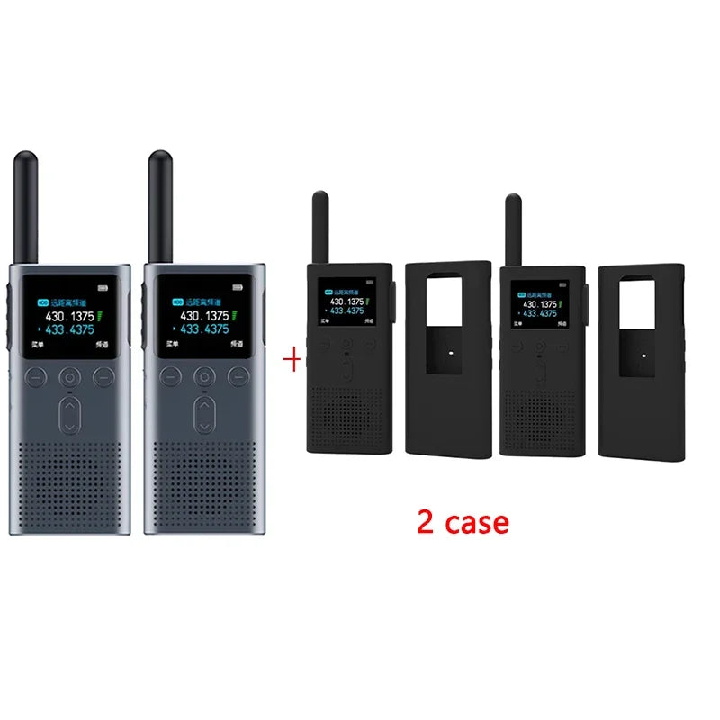 Original Xiaomi Walkie Talkie 2S outdoor Super Thin Location Sharing Walkie-Talkie Long Standby Anti-Interference Quick Match