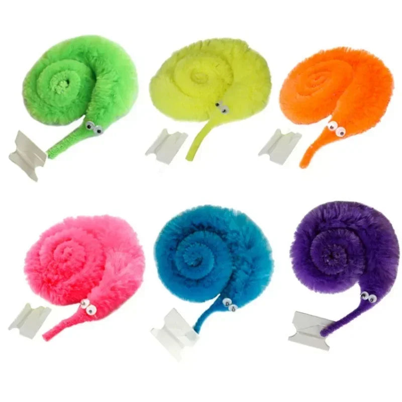 1/6/12pc Novelty Funny Props Twisty Magic Worm Trick Toy for Kids Caterpillars on AI Nvisible String Children Party Games Favors