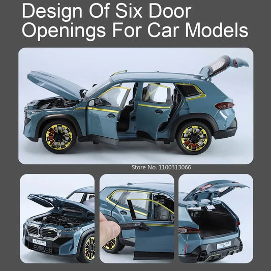 1/24 XM lydinio automobilių modelių žaislas, skirtas visureigiams su lengvu garsu, atsitraukimo funkcija, visureigių automobilių žaislai vaikams, berniukams, dovanos