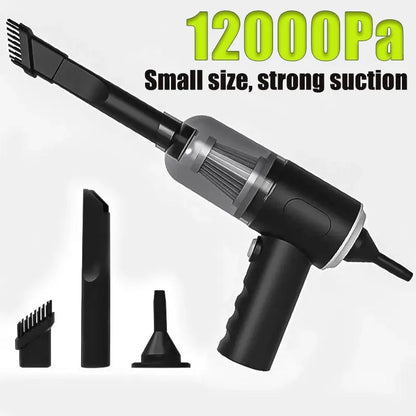 Xiaomi MIJIA 12000pa Portable Small Multipurpose Vehicle Vacuum Cleaner Small Household Pump Handheld Car Mounted Vacuum Cleaner