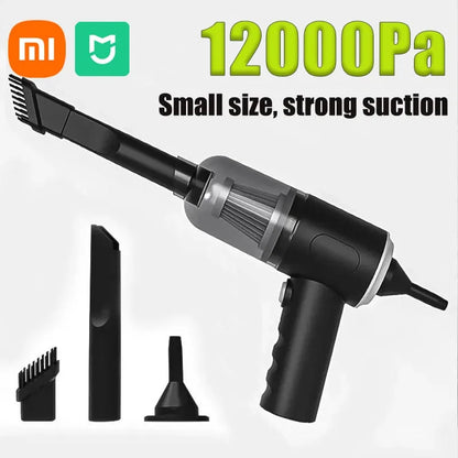 Xiaomi MIJIA 12000pa Portable Small Multipurpose Vehicle Vacuum Cleaner Small Household Pump Handheld Car Mounted Vacuum Cleaner