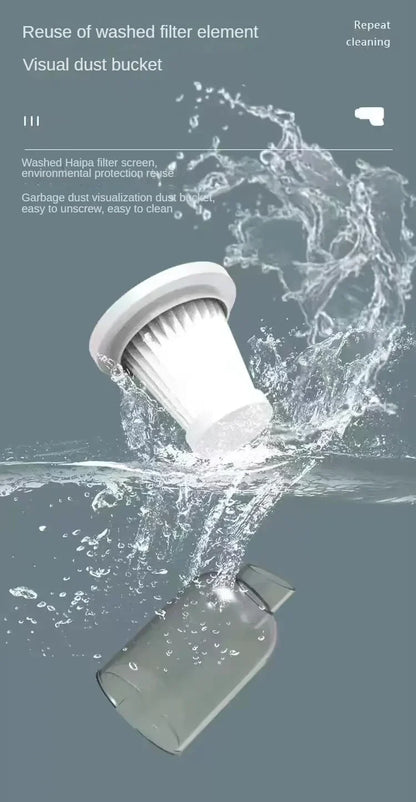 Xiaomi MIJIA 12000pa Portable Small Multipurpose Vehicle Vacuum Cleaner Small Household Pump Handheld Car Mounted Vacuum Cleaner